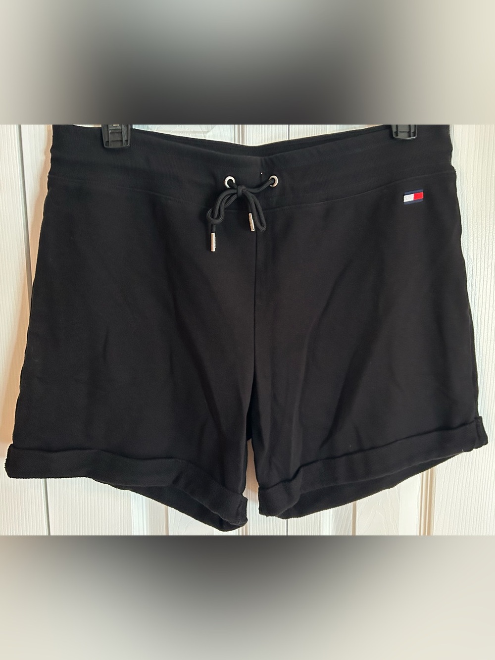 Tommy Hilfiger Black Casual Drawstring Athletic Shorts